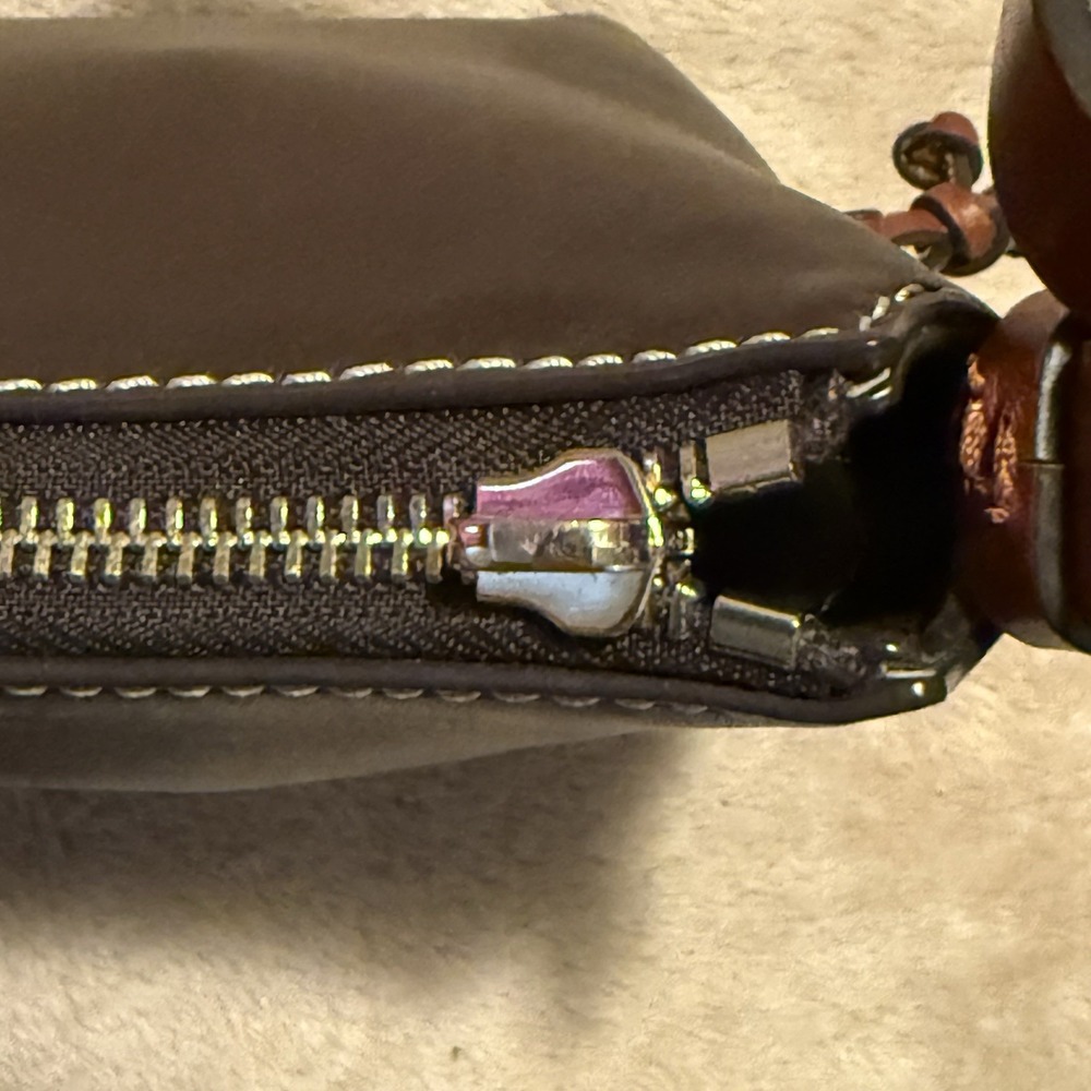 Dooney & Bourke Penrose Hobo Crossbody 22 Brown Purse Handbag - Picture 8 of 10